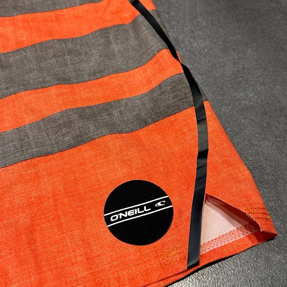 O'Neill Men's Orange and Blue Swim/BoardShorts - Picture 3 of 6